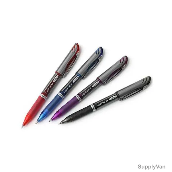 Pentel Energel Roller Gel Roller Pen Set, PE-BL60-04, 1.0MM Tip, Assorted Colors, 4 Pcs/Set