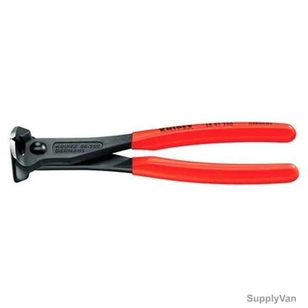 Ideal End Cutting Plier, 8 Inch, Black/Red