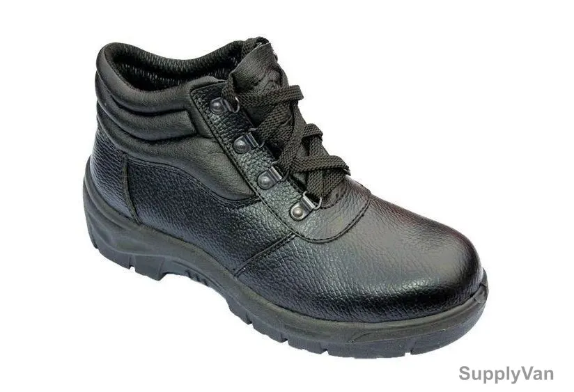Rubi Safety Shoes, 080938, Black, Size38