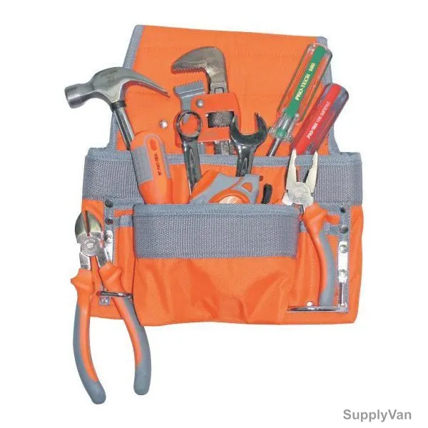 Pro-Tech Single Pocket Tool Bag, 500014, 8 Pockets