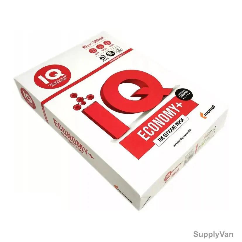 Mondi IQ Economy+ Photo Copy Paper, A4, 80 GSM, 500 Sheets/Pack — image 1