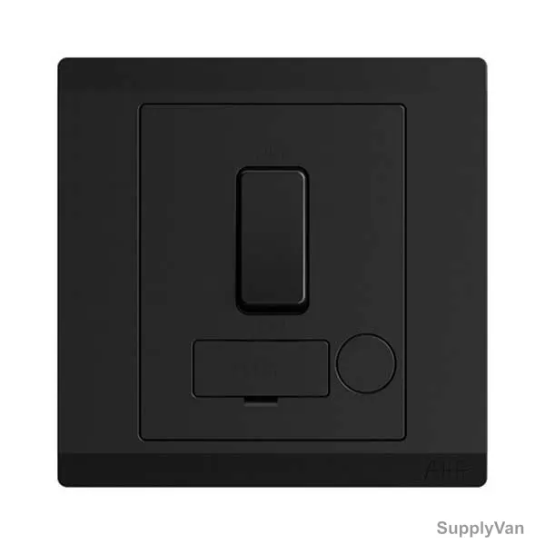 Abb Switched Fused Connection Unit, BL508-885, lnora, 250V, 13A, Starry Black