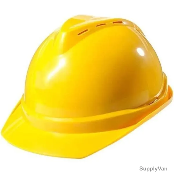 Safety Helmet, ABS Plastic, Free Size, Yellow — image 1