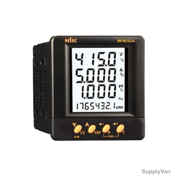 Selec Multifunction Meter, MFM383A-C, 96 x 96MM