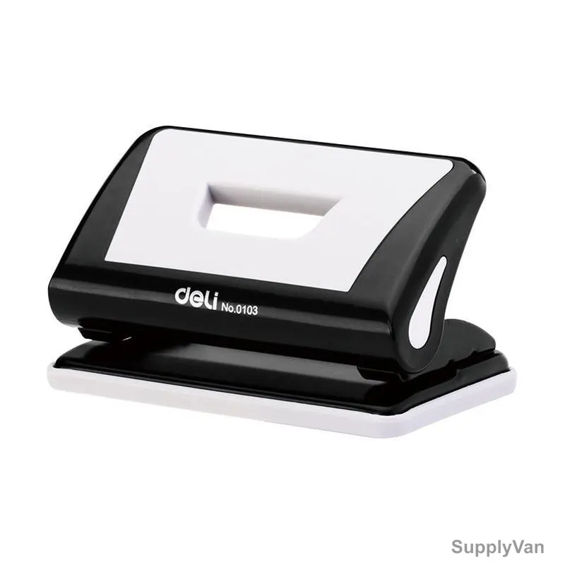 Deli Paper Punch, E0103, 10 Sheets, Grey