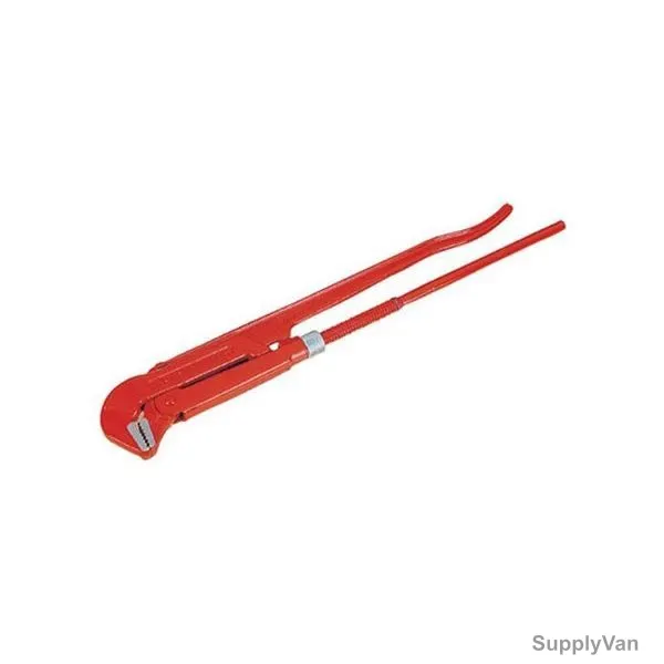 Beorol Bent Nose Pipe Wrench, KLC1, Steel, 300MM Length