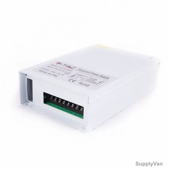 V-Tac WaterProof LED Driver, VT-21250, 12VDC, 20.7A, 250W