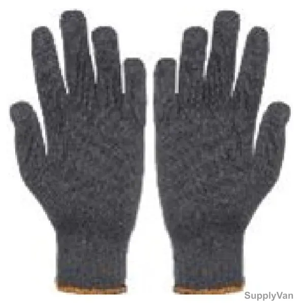 Knitted Gloves, G70, Free Size, Grey, PK12