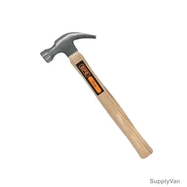 CFC Wooden Handle Claw Hammer, HC16, 16 Oz