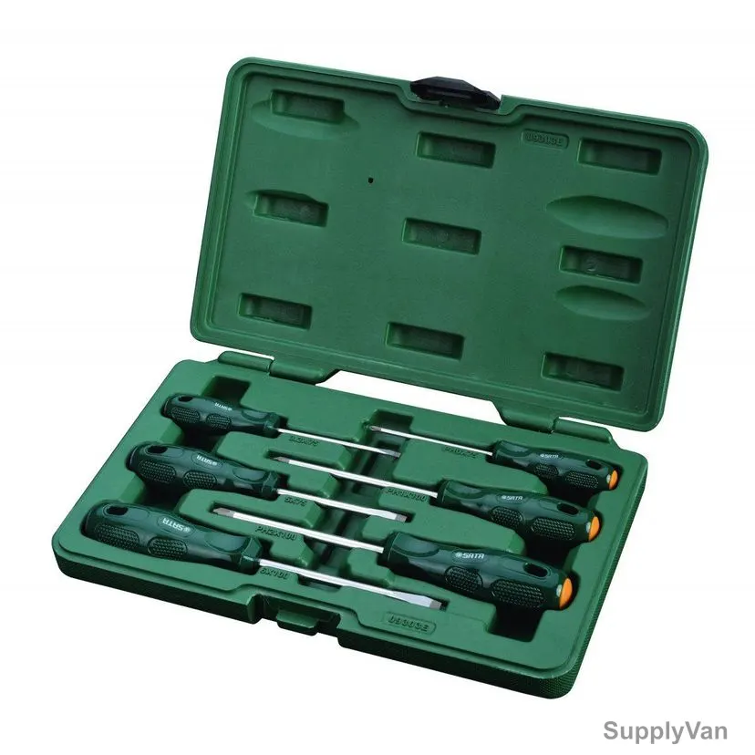 Sata Acetate Combination Screwdriver Set, ST09303ESJ, 6 Pcs/Set