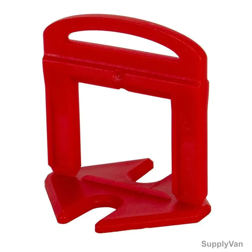 Rubi Delta Levelling System Clip, 2867, Polypropylene, 3MM Joint Width, 5-15MM Joint Thk, 200 Pcs/Pack — image 1