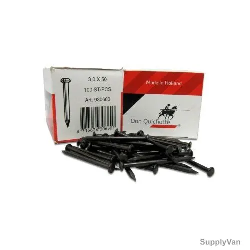 Don Quichotte Steel Nail, 3x50MM, PK100