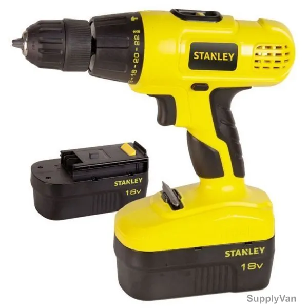 Stanley Compact Hammer Drill W/ Safety Mask, STDC18HBK, 18V