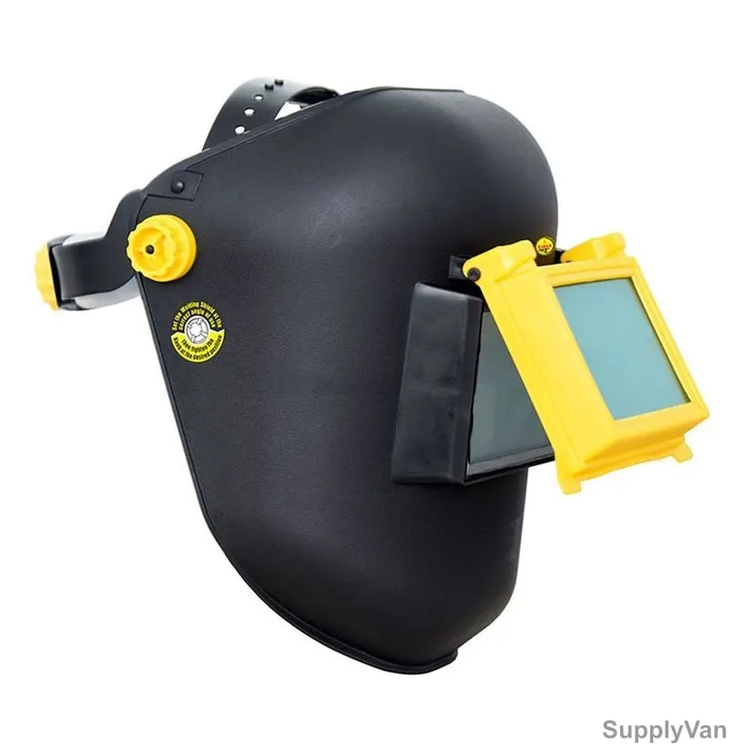 Karam Welding Helmet, ES61, -50 to 800 Deg.C, Black