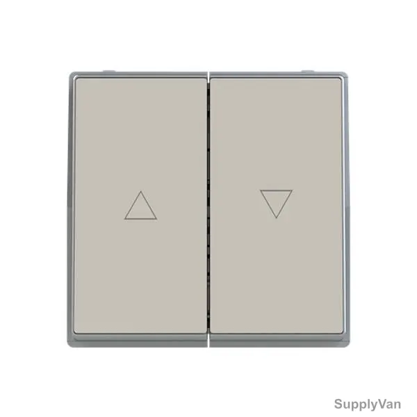ABB Blind Control Switch With LED, AM11844-DU, Millenium, 16A, Dune Sand — image 1
