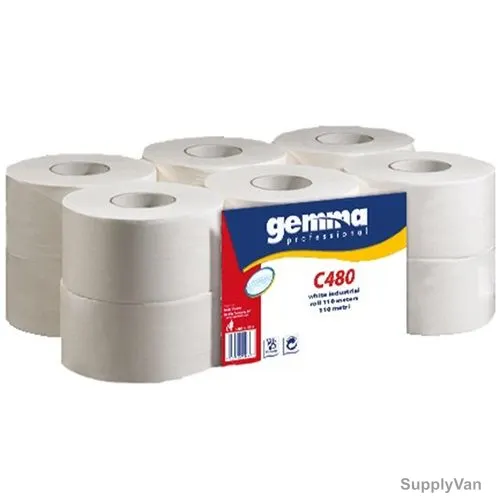 Gemma Toilet Roll, SmartOne, 2 Ply, Mini, 12 Roll/Pack