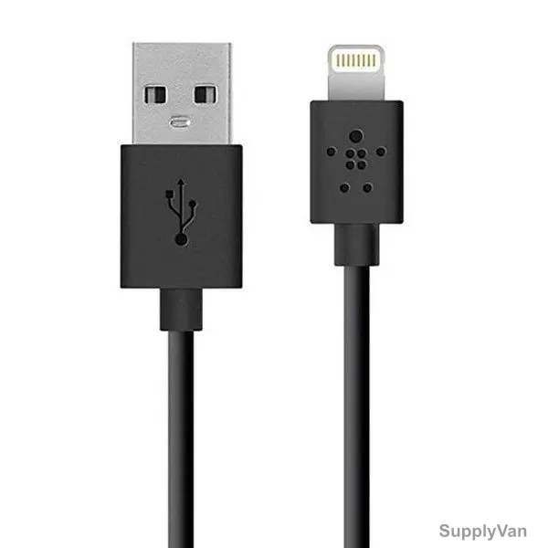 Belkin USB-A to Lightning Cable, F8J0223-BK, 1.2 Mtrs, Black