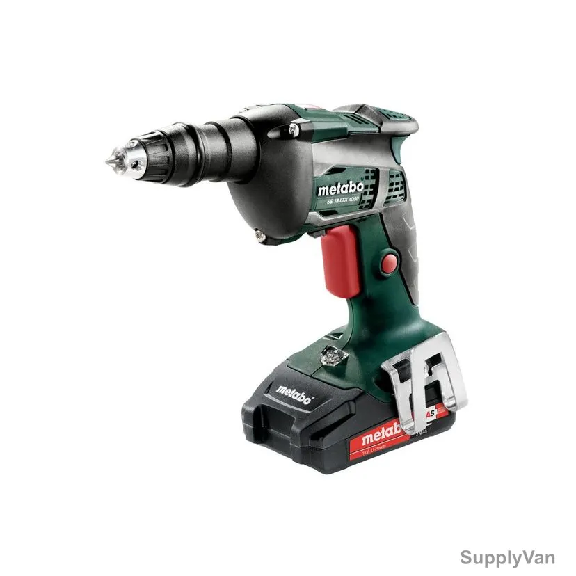 Metabo Cordless Screwdriver With Plastic Carry Case, SE-18-LTX-6000, 620049500, 18V
