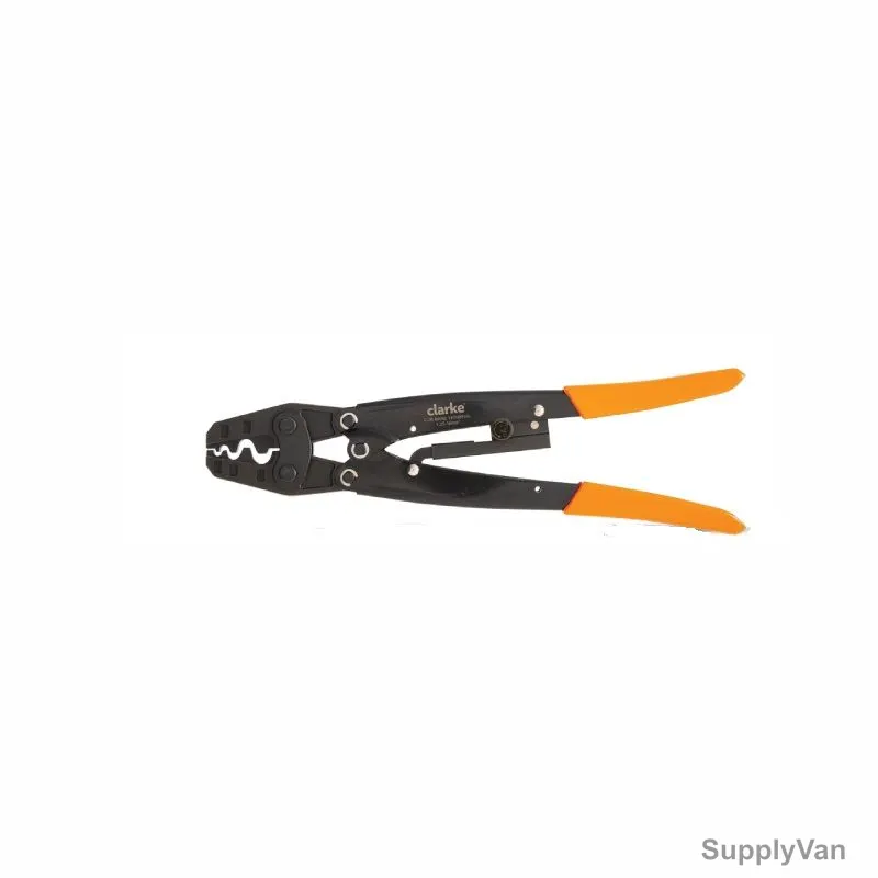 Clarke Ratchet Crimping Plier, CTR16C, 11 Inch