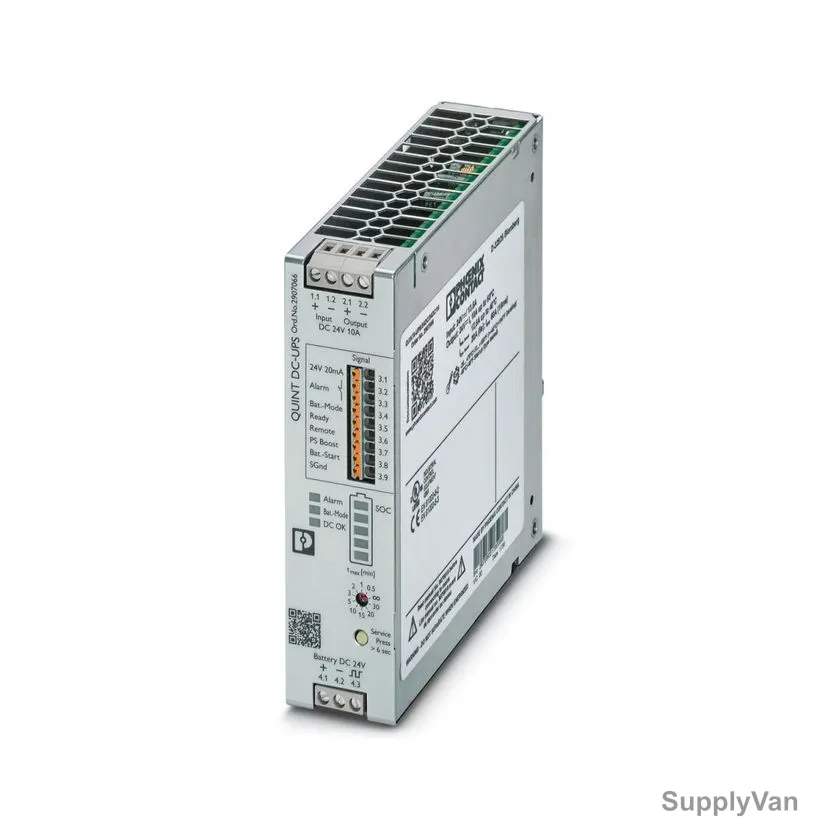 Phoenix Contact Uninterruptible Power Supply, 2907066, 24VDC, 10A