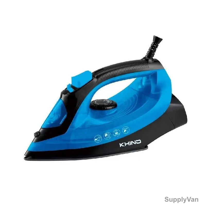 Khind Electric Steam Iron, ES2201NA, 2200W, Blue/Black