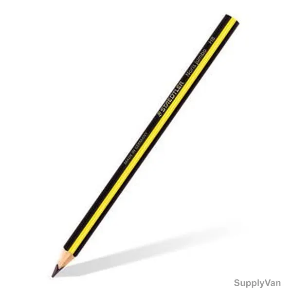 Staedtler Noris Jumbo Learner's Pencil, ST-119, 4.0MM Tip Size, Black/Yellow, 12 Pcs/Pack