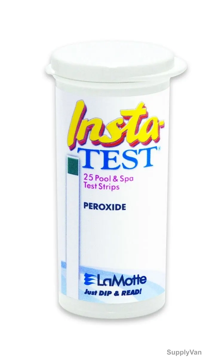Lamotte Test Paper Strip, 2984, 90 ppm, White, 25 Strips/Vial