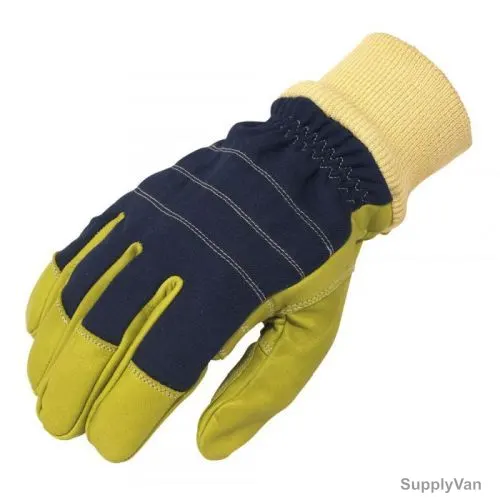 Southcombe Firemaster Wildland Gloves, SB02417A, Leather, 2XL, Lime/Blue — image 1