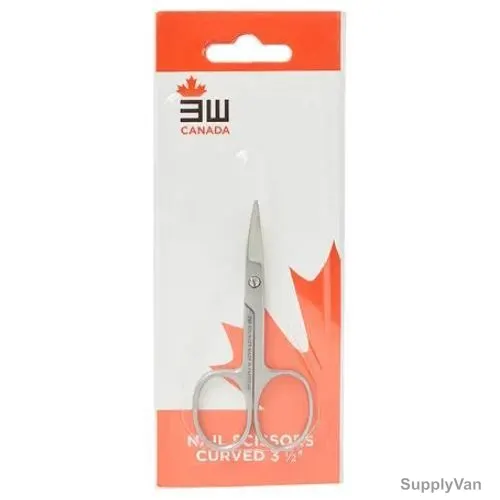 3W Nail STR Scissor, 3W03-308, 3-1/2 Inch, Silver — image 1