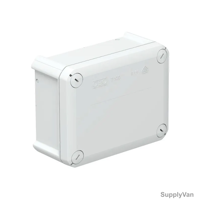 OBO Junction Box, OBO2007255, T1000E, Polypropylene, IP66, Light Grey