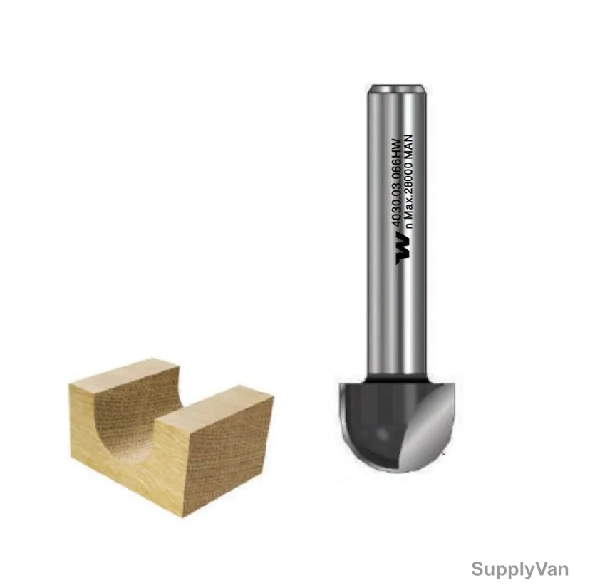 Witox Core Box Router Bit, 4030.06.128, Tungsten Carbide, 12 x 9.5MM — image 1