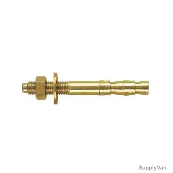 Brass Wedge Anchor, M10 x 32MM, 100 Pcs/Pack