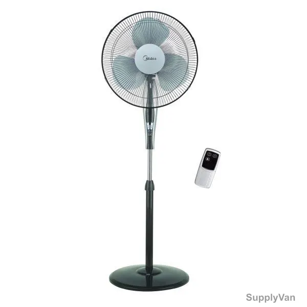 Midea Stand Fan, FS408PR, 16 Inch, 50W, Grey