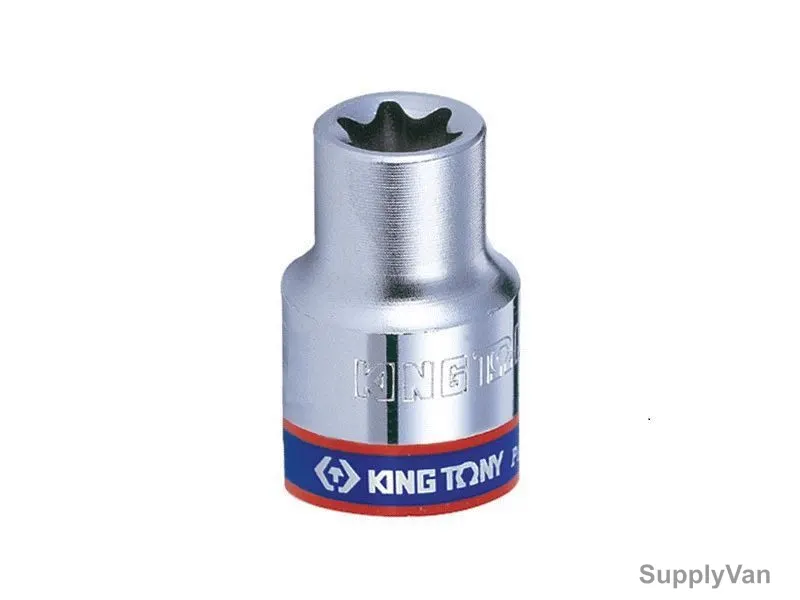 Kingtony Standard Socket for Torx External Screws, 237508M, 8mm