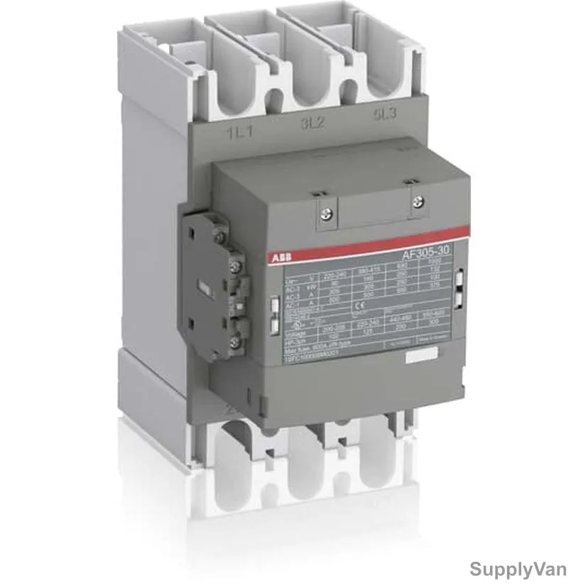 ABB Contactor, AF305-30-11-13, 3 Pole, 500A