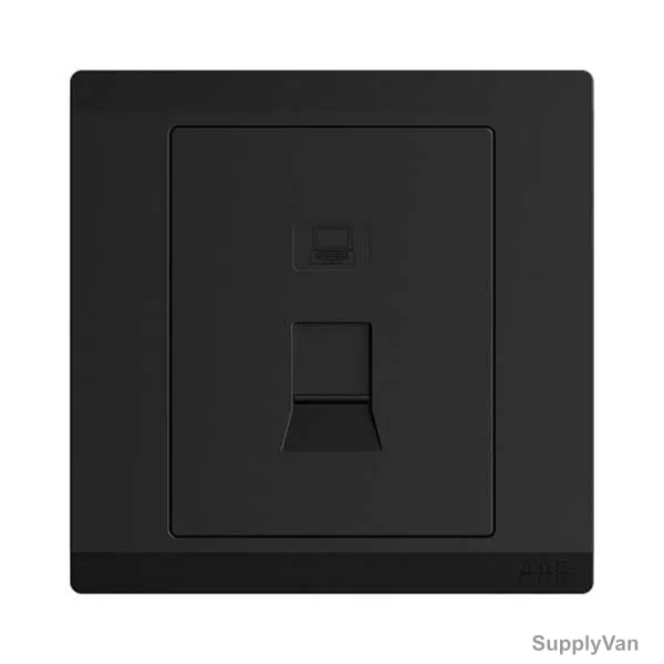 Abb Data Face Plate, BL331-H-885, lnora, 1 Gang, Starry Black