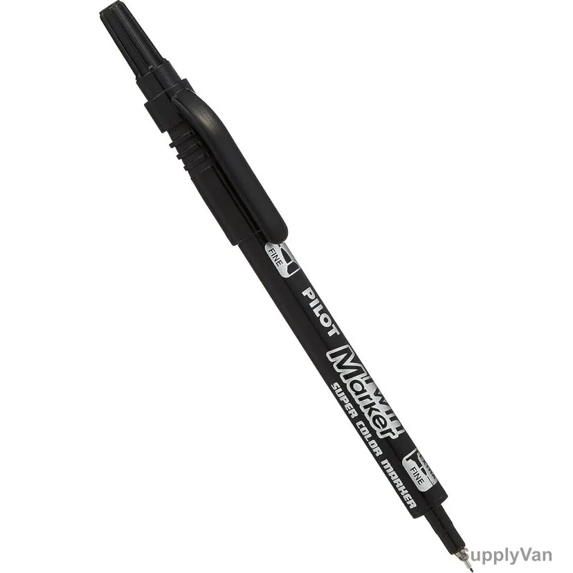 Pilot Twin Marker, SCATM-B, 0.8MM Tip Size, Black