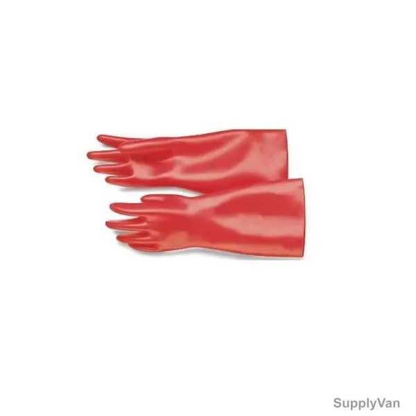 Beta 1000V Insulating Gloves, 1995MQ-G1, Latex, Size9, Red