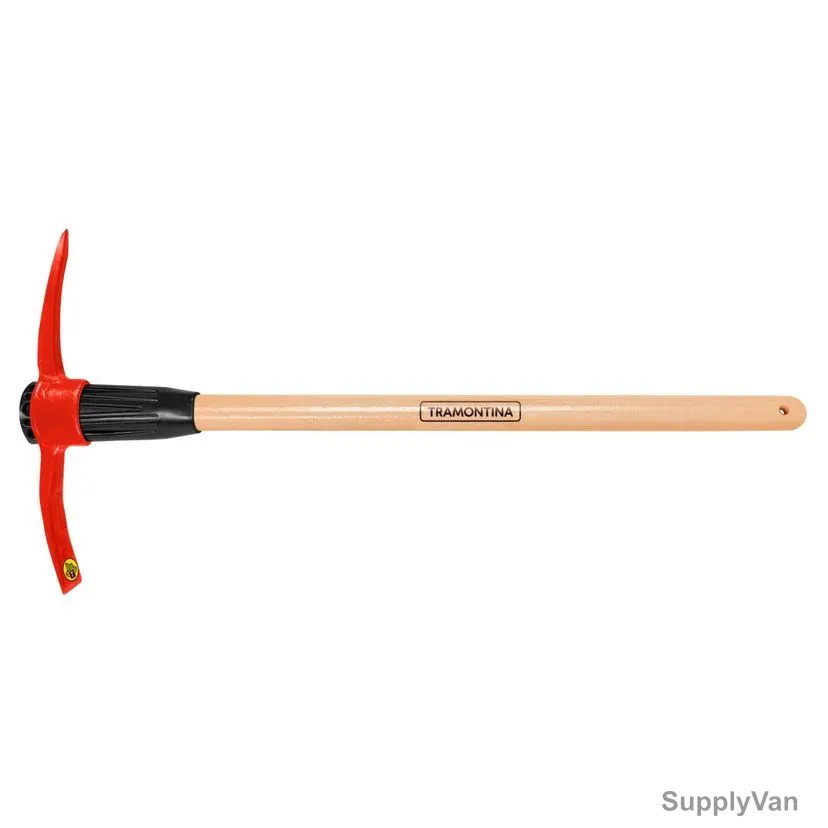 Tramontina Railroad Clay Pick With 90CM Wood Handle, 77300543, 1.81 Kg Head Weight — image 1