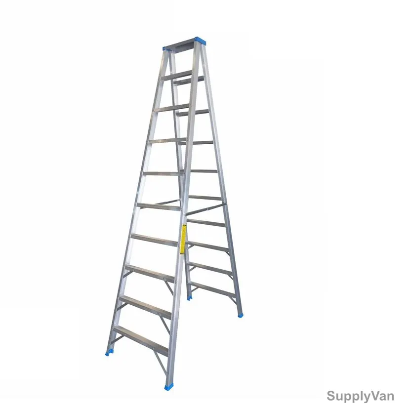 Topman Two Way Ladder, TWAL10, Aluminium, 10 Steps, 110 Kg Weight Capacity