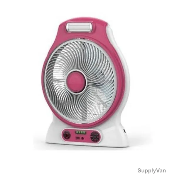 Geepas Rechargeable Fan With Led Light, GF9588, 12 Inch, 24W