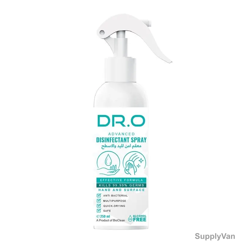 Dr. O Non Alcoholic Disinfectant Spray, 250ML, 24 Pcs/Pack