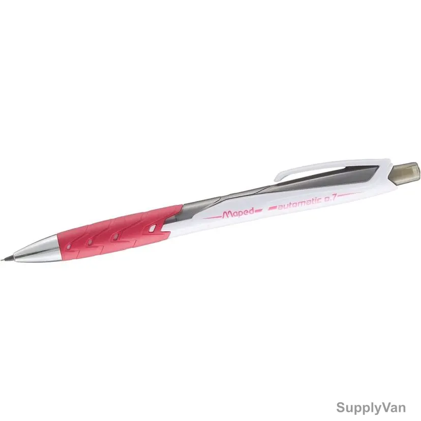 Maped Automatic Mechanical Pencil, MD-559936, Black'Peps, 0.7MM Tip Size, Pink, 12 Pcs/Pack
