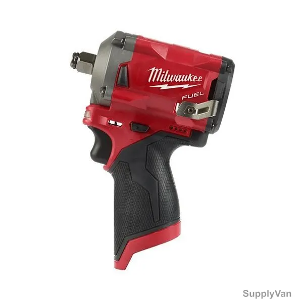 Milwaukee Cordless Impact Wrench With Friction Ring, M12FIWF12-0, Fuel, 1/2 Inch, 12V — image 1
