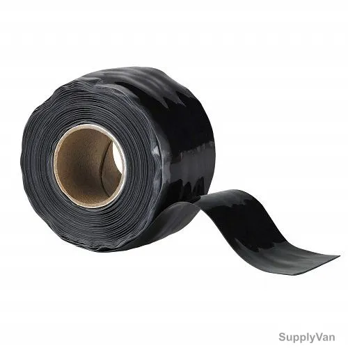 CF Cooper Silicone Tape, 25MM x 3 Mtrs, Black