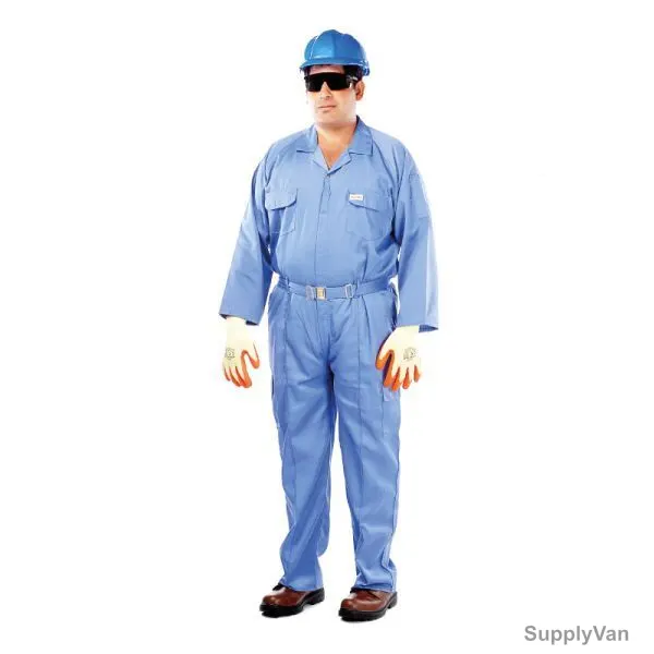 Vaultex Coverall, 1PV, 190GSM, M, Petrol Blue