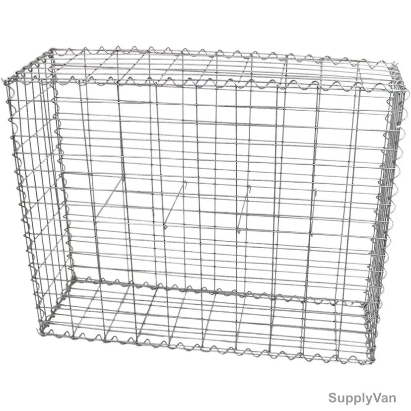 Admax Gabion Basket With Outdoor Spiral, ADG108030410, Galvanized Steel, 1000MM Length x 800MM Height, 4MM Wire Dia