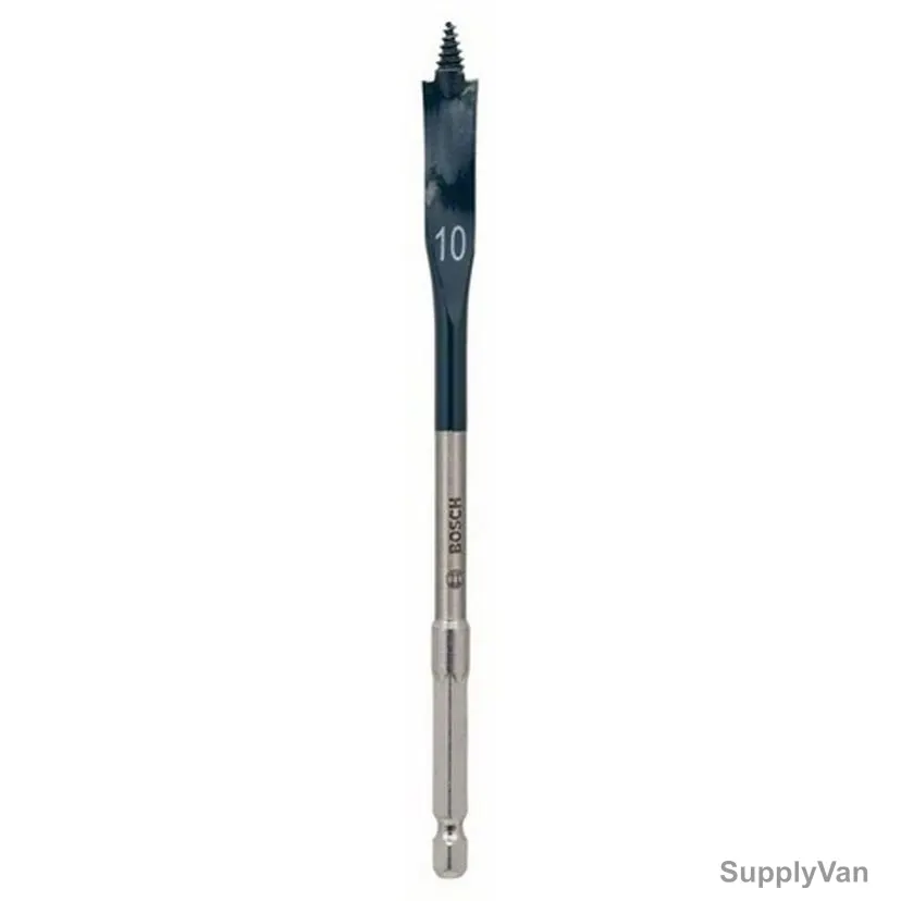 Bosch SelfCut Speed Flat Drill Bit, 2608595483, 10MM Dia x 152MM Length