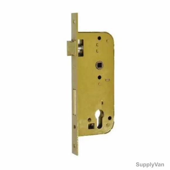 Tuf-Fix Mortise Door Lock, 11T9011-45YP, Brass Plated Steel, 45 x 85MM, Yellow — image 1