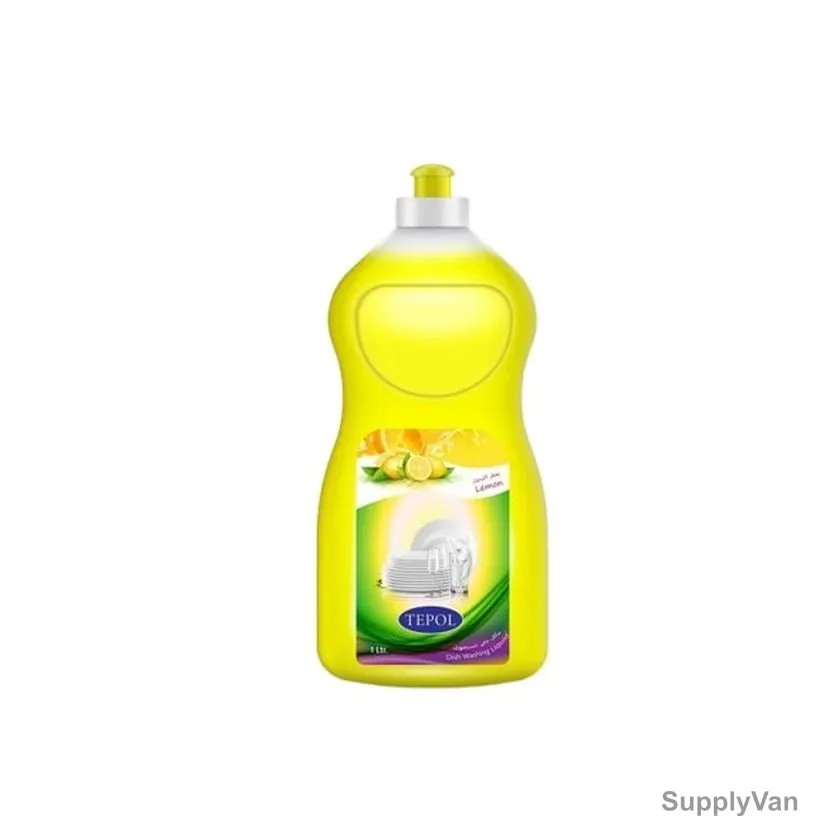 Tepol Dishwashing Liquid, DT38-1, Lemon, 1 Ltr